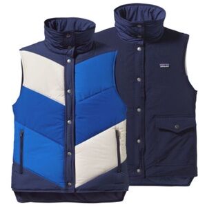 Women’s Mirror Lake Color Block Retro Reversible Puffer Vest - Size XS.
